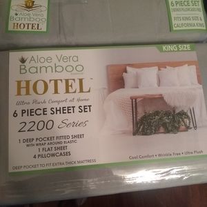King / California King six-piece sheet set